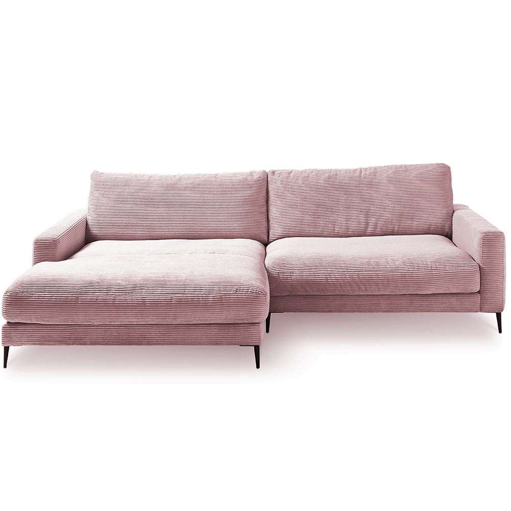 Cordsofa High End Cord Rosa Knutzen Wohnen