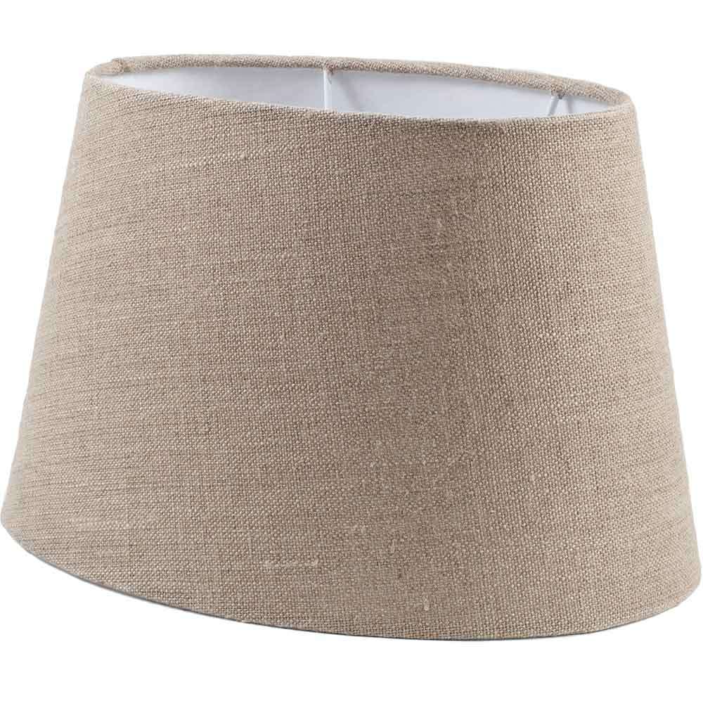 Lampenschirm Oval Pure Natural Linen Beige 33 | Knutzen Wohnen